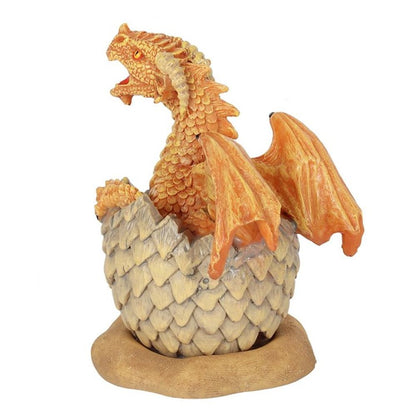 Yellow Hatching Dragon Incense Cone Burner - ScentiMelti  Yellow Hatching Dragon Incense Cone Burner