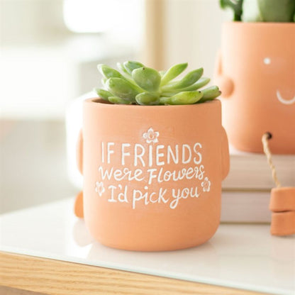 If Friends Were Flowers Sitting Plant Pot Pal - ScentiMelti Home Fragrance, Beauty & Gifts UK