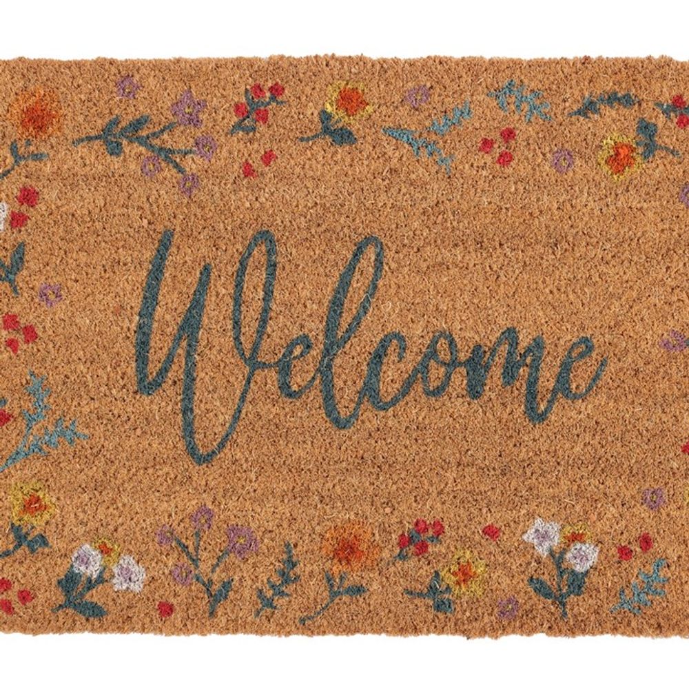 Natural Botanical Welcome Doormat - ScentiMelti Home Fragrance, Beauty & Gifts UK