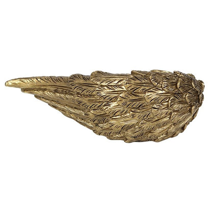 Gold Single Lowered Angel Wing Candle Holder - ScentiMelti  Gold Single Lowered Angel Wing Candle Holder