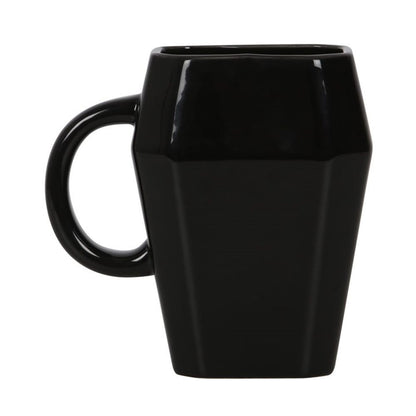 Death Before Decaf Coffin Mug - ScentiMelti  Death Before Decaf Coffin Mug