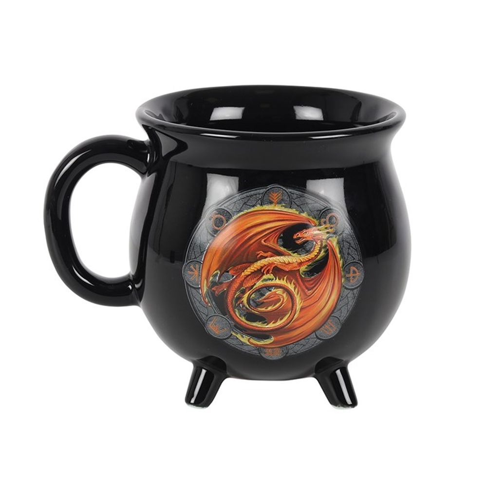 Beltane Colour Changing Cauldron Mug by Anne Stokes - ScentiMelti  Beltane Colour Changing Cauldron Mug by Anne Stokes