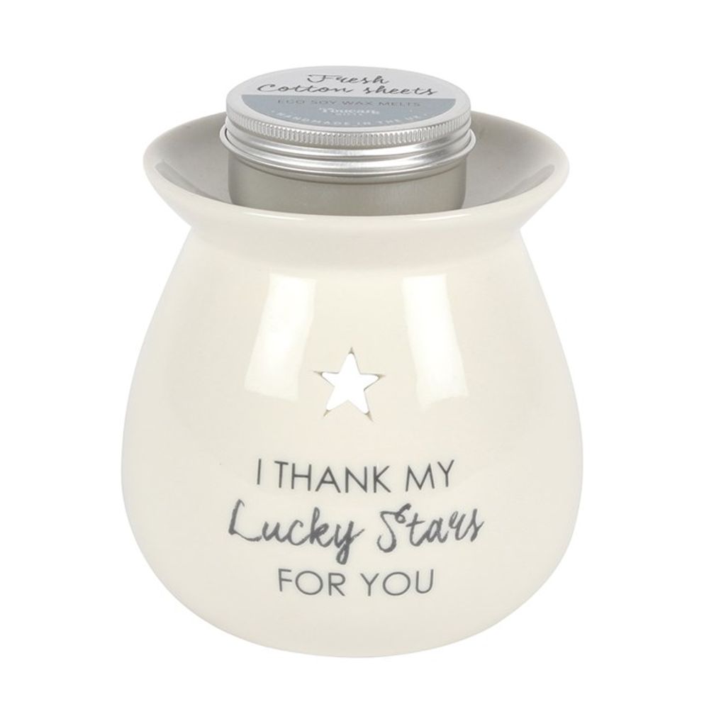 Lucky Stars Wax Melt Burner Gift Set - ScentiMelti  Lucky Stars Wax Melt Burner Gift Set