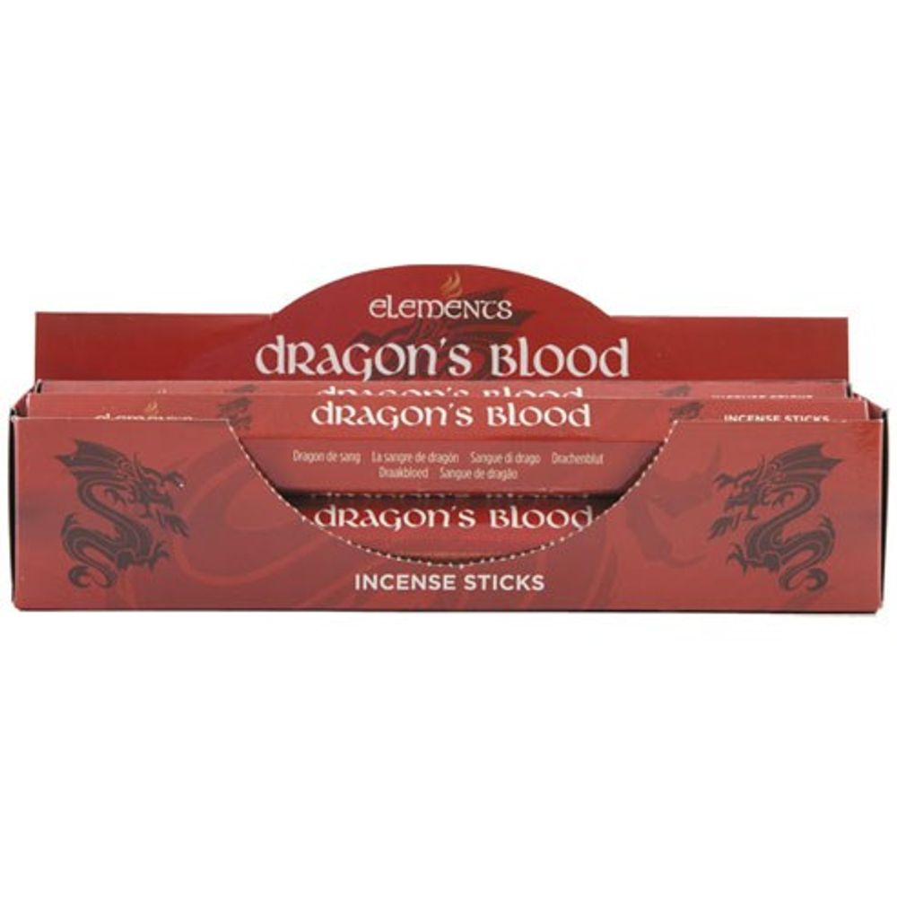 Set of 6 Packets of Elements Dragon's Blood Incense Sticks - ScentiMelti  Set of 6 Packets of Elements Dragon's Blood Incense Sticks