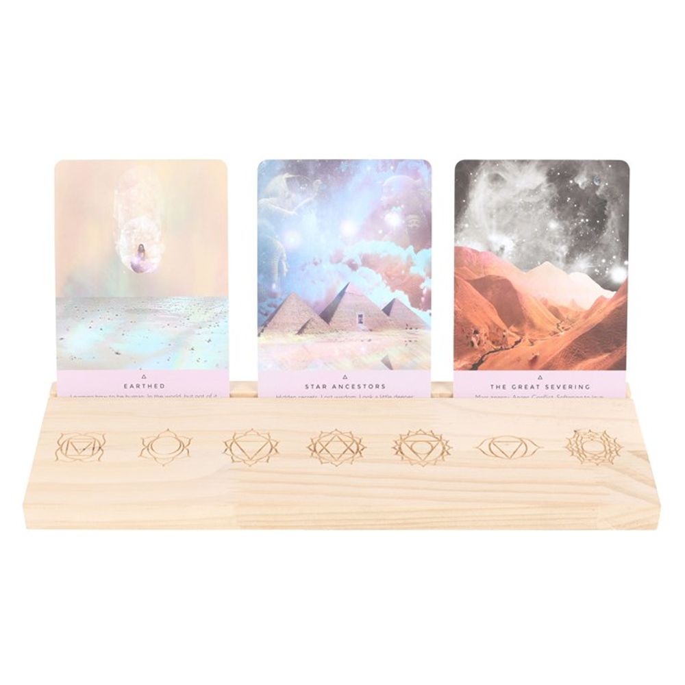 Natural Seven Chakras Tarot Card Stand - ScentiMelti  Natural Seven Chakras Tarot Card Stand