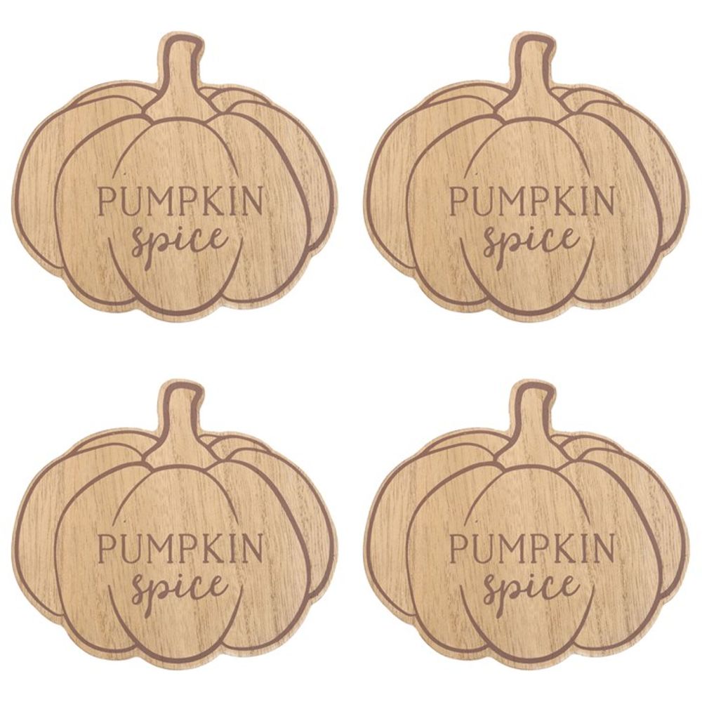 Pumpkin Spice Coaster Set - ScentiMelti  Pumpkin Spice Coaster Set