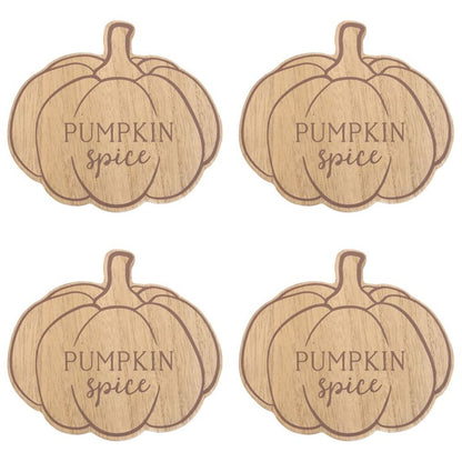 Pumpkin Spice Coaster Set - ScentiMelti  Pumpkin Spice Coaster Set