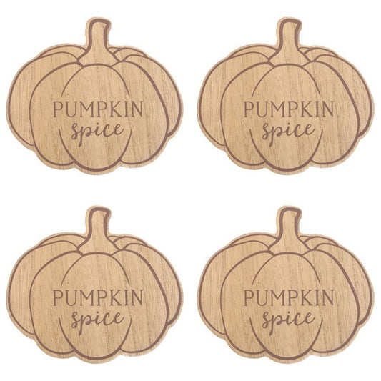 Pumpkin Spice Coaster Set - ScentiMelti  Pumpkin Spice Coaster Set