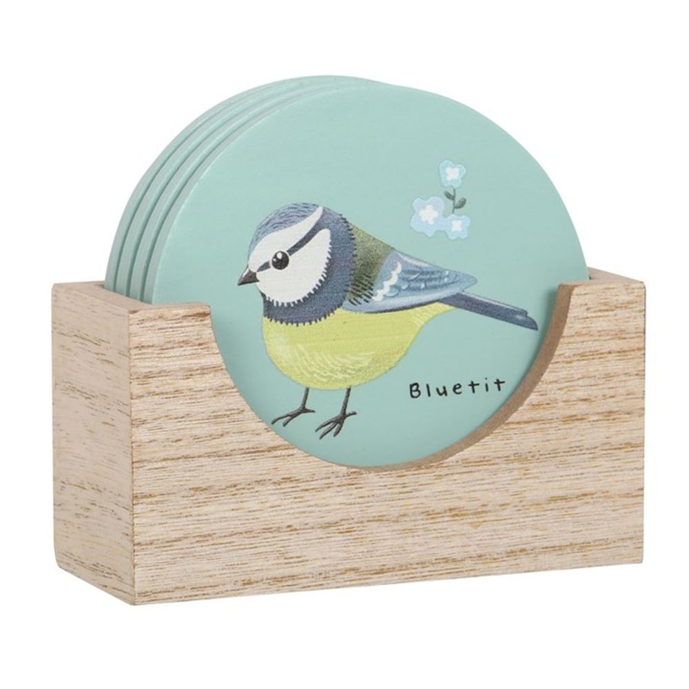 British Garden Birds Coaster Set - ScentiMelti Home Fragrance, Beauty & Gifts UK