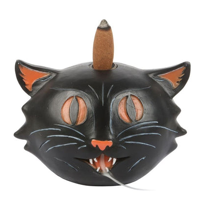 Black Cat Backflow Incense Burner - ScentiMelti  Black Cat Backflow Incense Burner