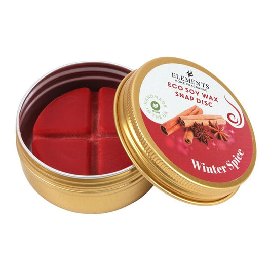 Winter Spice Soy Wax Snap Disc - ScentiMelti Home Fragrance, Beauty & Gifts UK