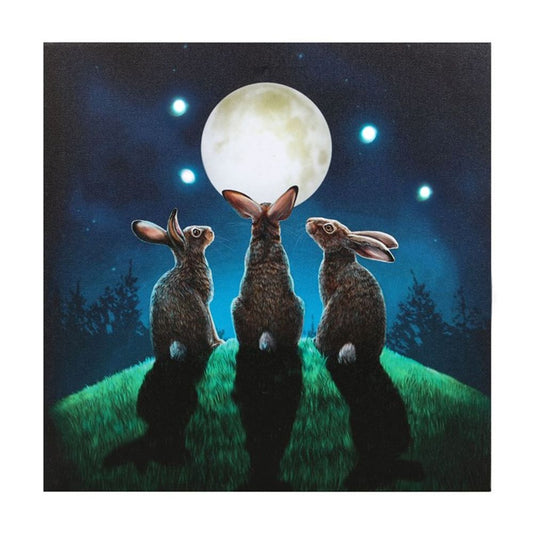 Moon Shadows Light Up Canvas Plaque by Lisa Parker - ScentiMelti  Moon Shadows Light Up Canvas Plaque by Lisa Parker