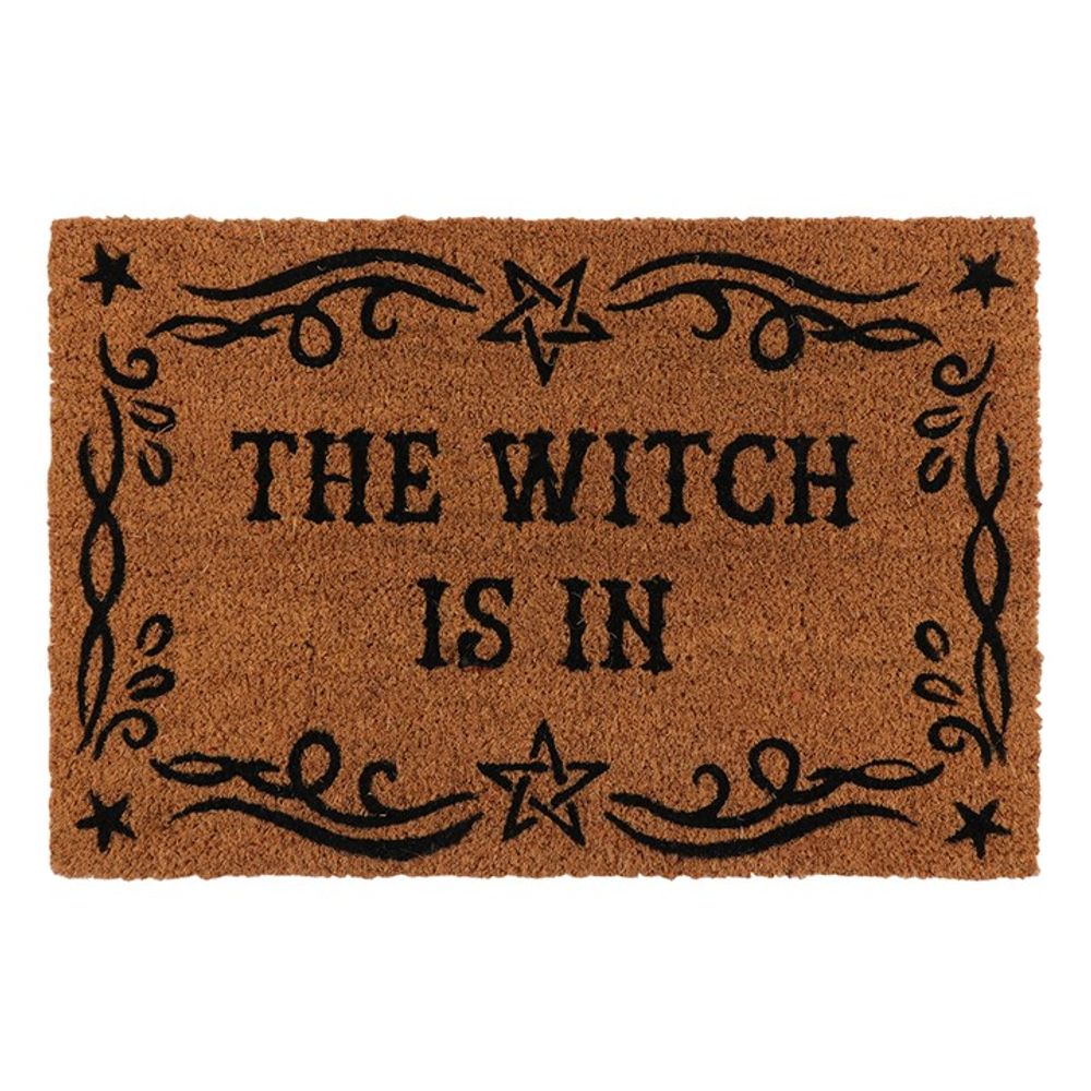 Natural The Witch Is In Doormat - ScentiMelti Home Fragrance, Beauty & Gifts UK