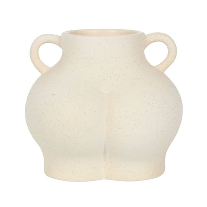 Cream Speckle Bum Plant Pot - ScentiMelti  Cream Speckle Bum Plant Pot