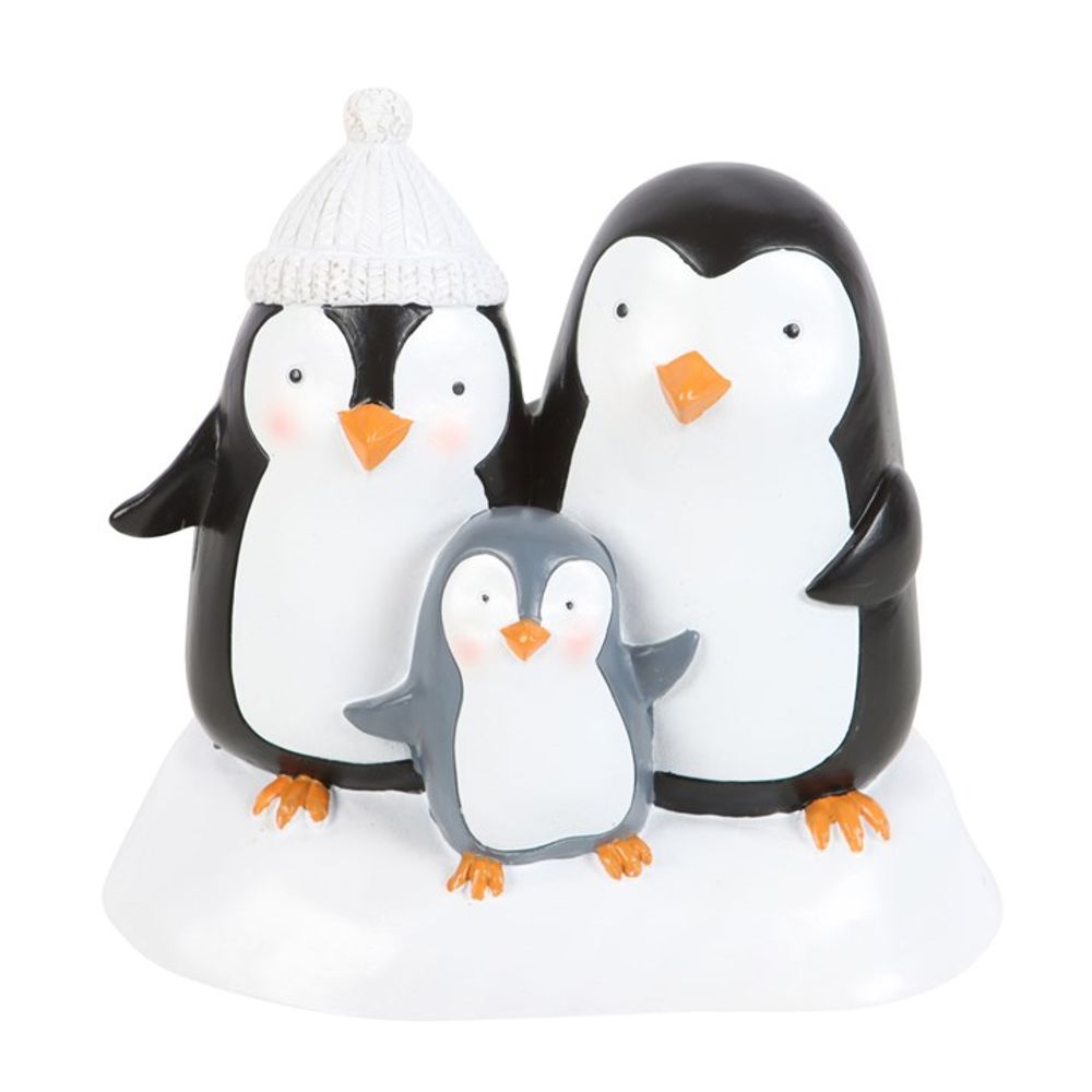 Penguin Family Resin Ornament - ScentiMelti Home Fragrance, Beauty & Gifts UK