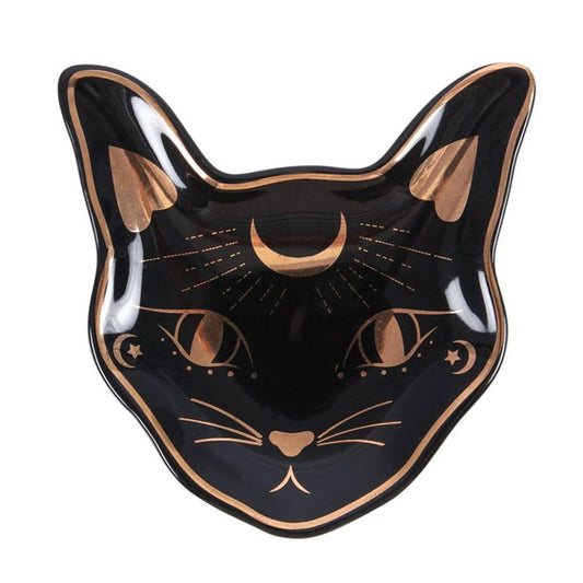 Mystic Mog Cat Face Trinket Dish - ScentiMelti Home Fragrance, Beauty & Gifts UK