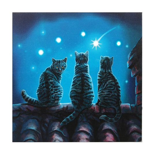 Wish Upon A Star Light Up Canvas Plaque by Lisa Parker - ScentiMelti  Wish Upon A Star Light Up Canvas Plaque by Lisa Parker