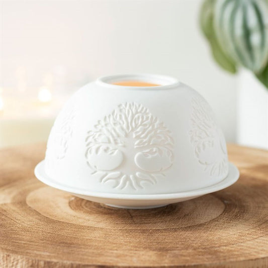 Tree of Life Dome Tealight Holder - ScentiMelti  Tree of Life Dome Tealight Holder