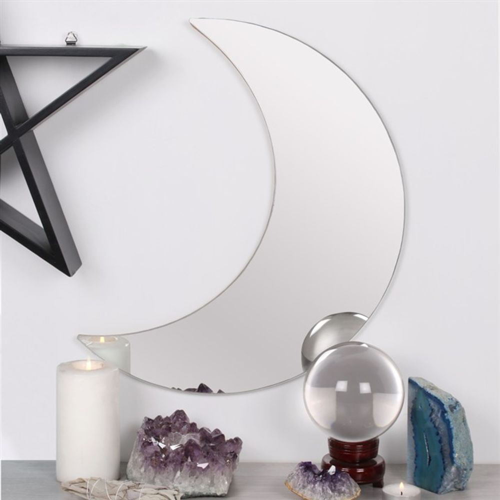 Crescent Moon Mirror - ScentiMelti  Crescent Moon Mirror