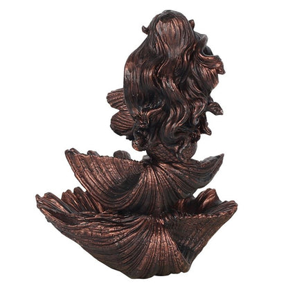 Bronze Effect Mermaid Backflow Incense Burner - ScentiMelti  Bronze Effect Mermaid Backflow Incense Burner