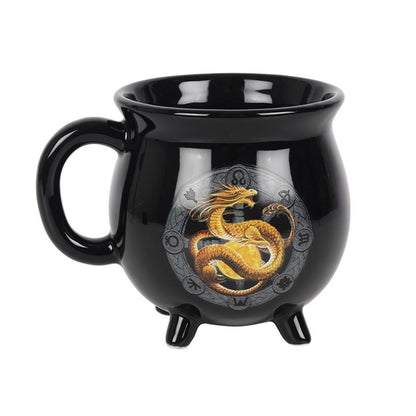 Litha Colour Changing Cauldron Mug by Anne Stokes - ScentiMelti  Litha Colour Changing Cauldron Mug by Anne Stokes