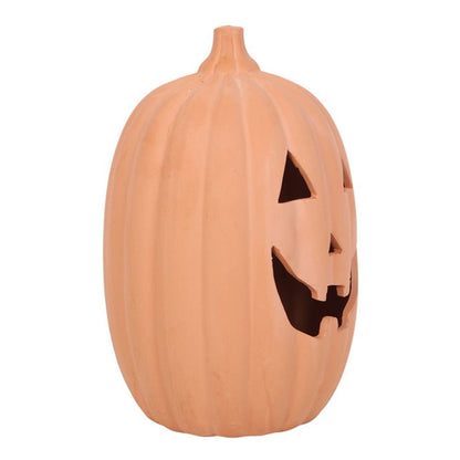 23cm Terracotta Pumpkin Ornament - ScentiMelti  23cm Terracotta Pumpkin Ornament