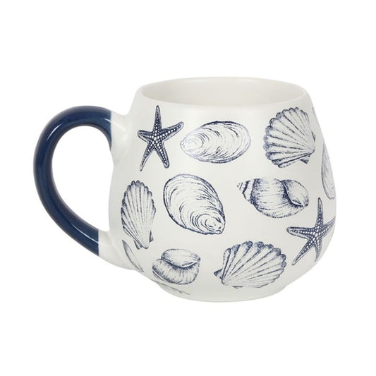 Coastal Charm Ceramic Seashell Mug - ScentiMelti Home Fragrance, Beauty & Gifts UK