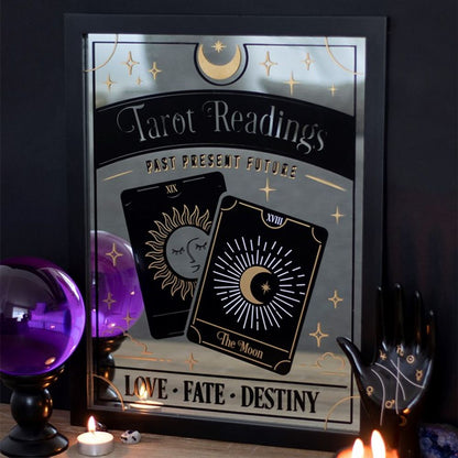 Tarot Readings Mirrored Wall Hanging - ScentiMelti  Tarot Readings Mirrored Wall Hanging