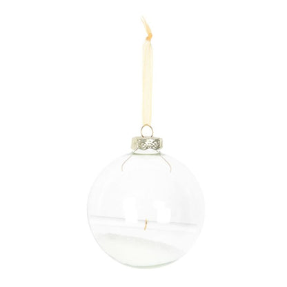 Christmas Wish Hanging Glass Bauble - ScentiMelti  Christmas Wish Hanging Glass Bauble