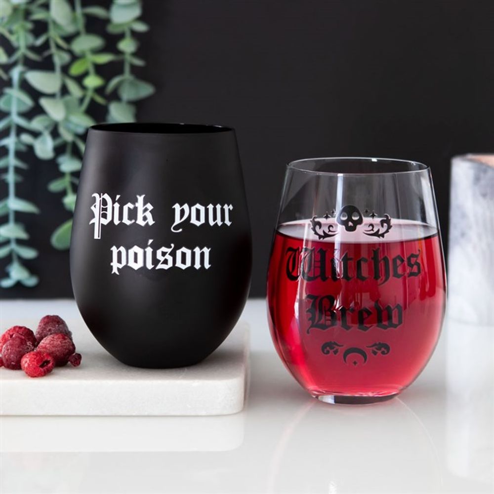 Witches Brew Stemless Wine Glass - ScentiMelti  Witches Brew Stemless Wine Glass