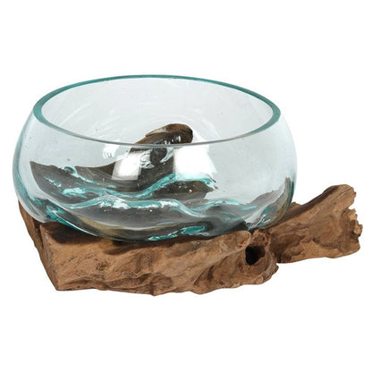 Small Molten Glass on Root Wood - ScentiMelti Home Fragrance, Beauty & Gifts UK