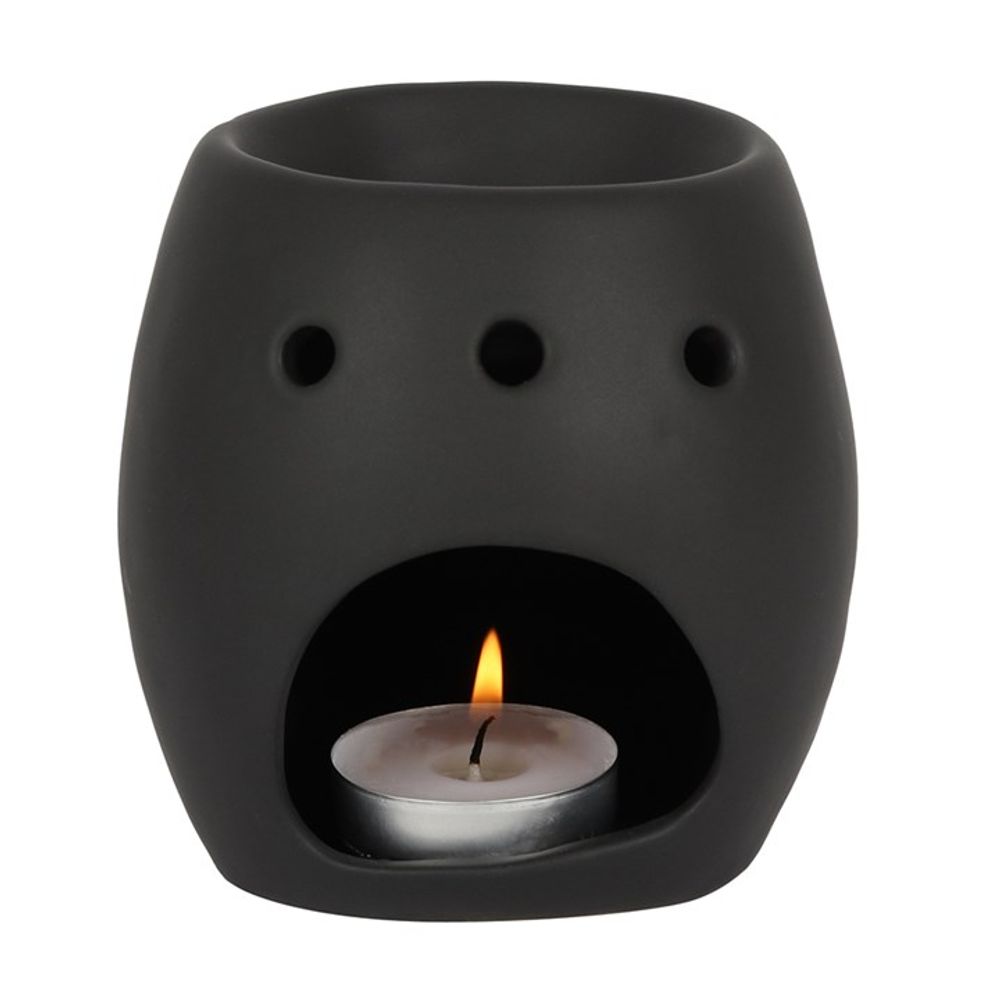 Black Skull Oil Burner - ScentiMelti  Black Skull Oil Burner