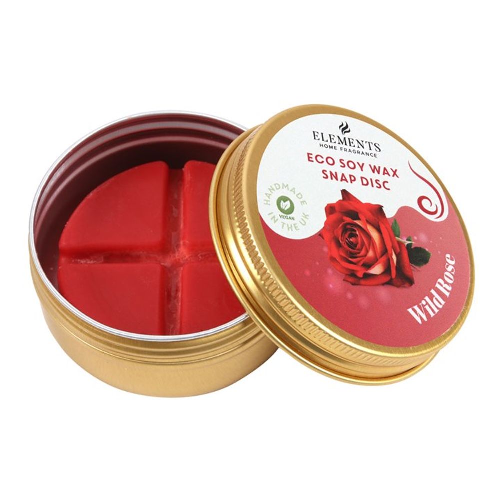 Wild Rose Soy Wax Snap Disc - ScentiMelti Home Fragrance, Beauty & Gifts UK