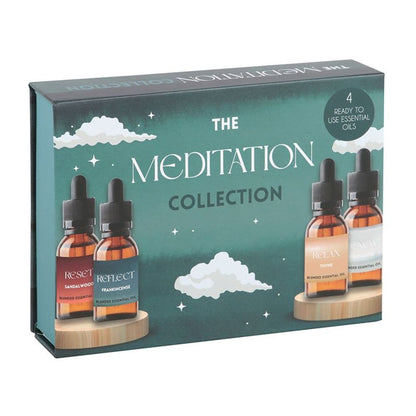 The Meditation Collection Blended Essential Oil Set - ScentiMelti Home Fragrance, Beauty & Gifts UK