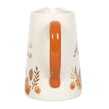 17cm Hello Autumn Ceramic Flower Jug - ScentiMelti  17cm Hello Autumn Ceramic Flower Jug