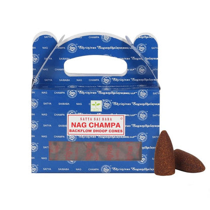 Set of 6 Packets of Satya Nag Champa Backflow Dhoop Cones - ScentiMelti  Set of 6 Packets of Satya Nag Champa Backflow Dhoop Cones