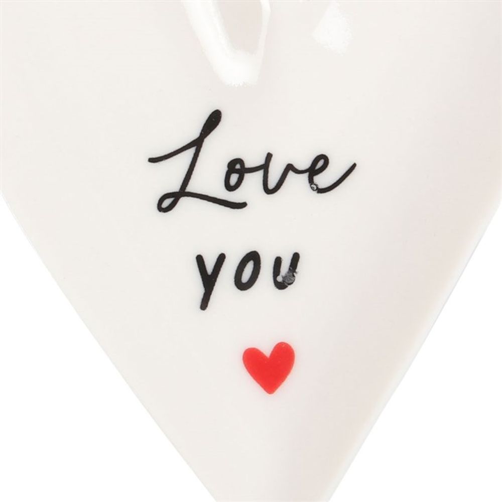 Love You Heart Trinket Dish - ScentiMelti Home Fragrance, Beauty & Gifts UK