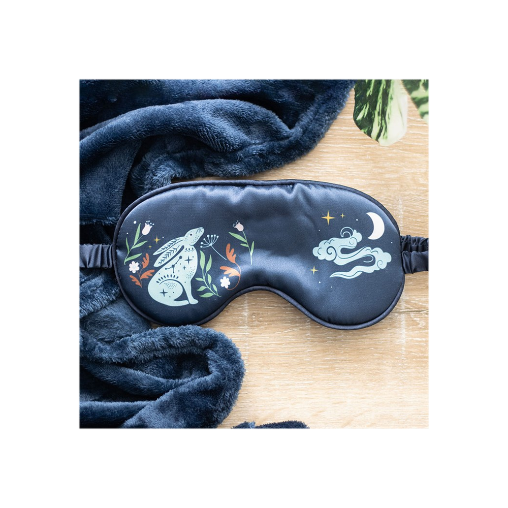 Midnight Hare Satin Sleep Mask - ScentiMelti Home Fragrance, Beauty & Gifts UK