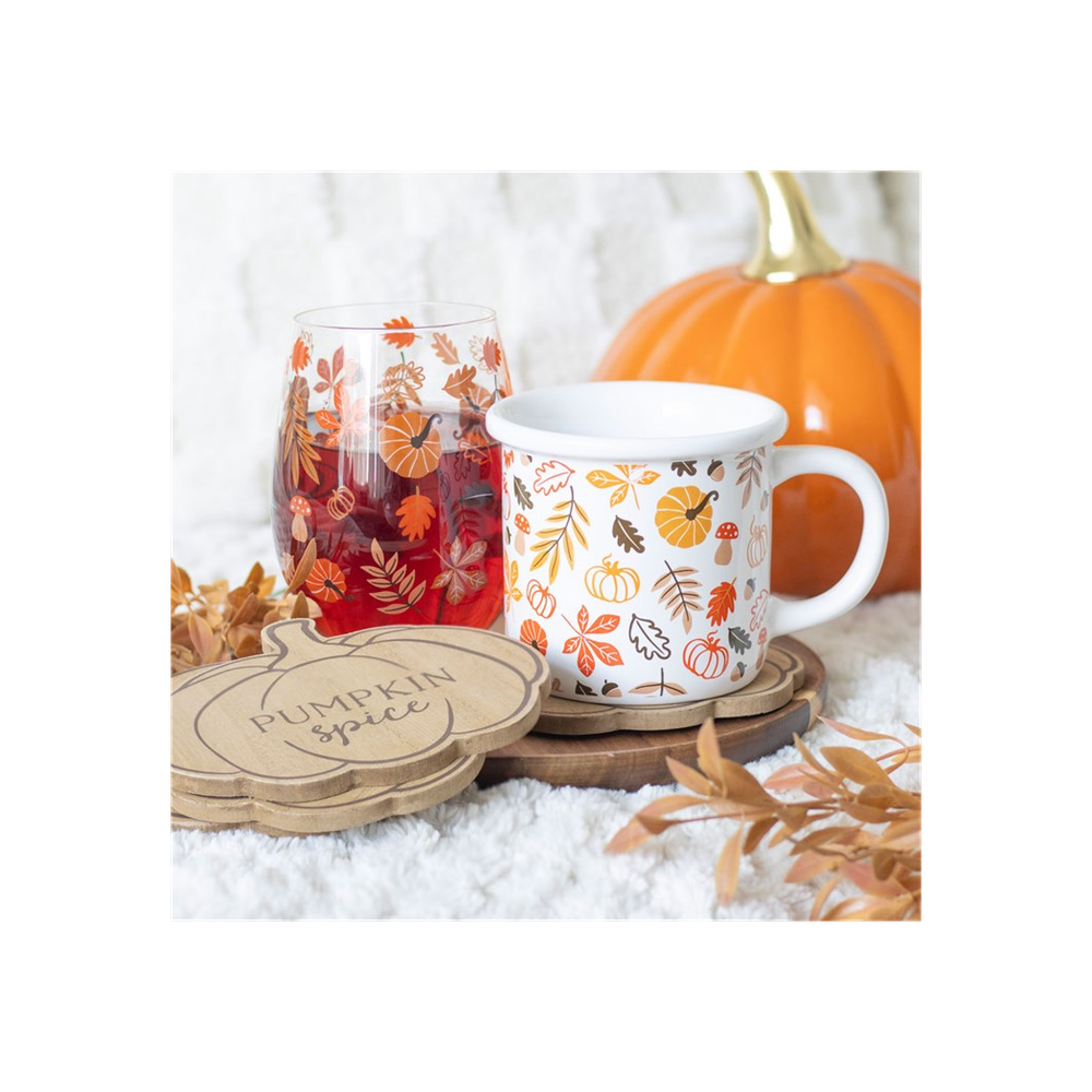 Pumpkin Spice Coaster Set - ScentiMelti  Pumpkin Spice Coaster Set