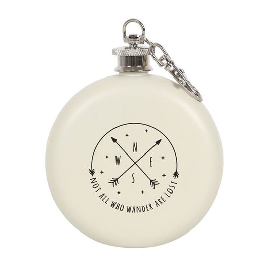 Happy Camper Hip Flask with Keyring - ScentiMelti Home Fragrance, Beauty & Gifts UK