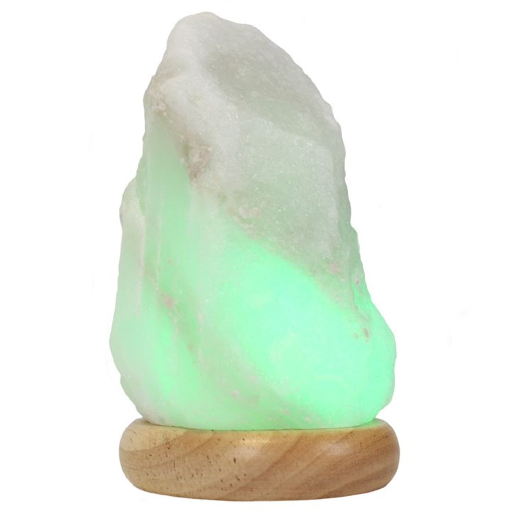 White Colour Changing USB Salt Lamp - ScentiMelti Home Fragrance, Beauty & Gifts UK