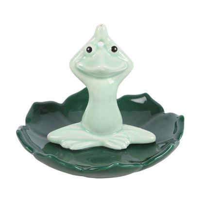 Yoga Frog Incense Stick Holder - ScentiMelti  Yoga Frog Incense Stick Holder