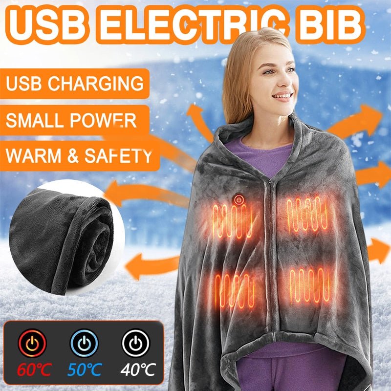 USB Electric Heating Blanket - ScentiMelti Home Fragrance, Beauty & Gifts UK