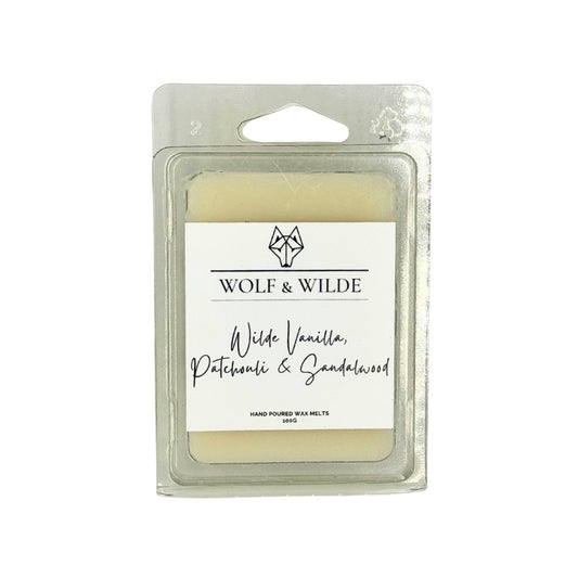 Vanilla, Patchouli & Sandalwood Soy Wax Melts 100g Wolf & Wilde ScentiMelti Wax Melts