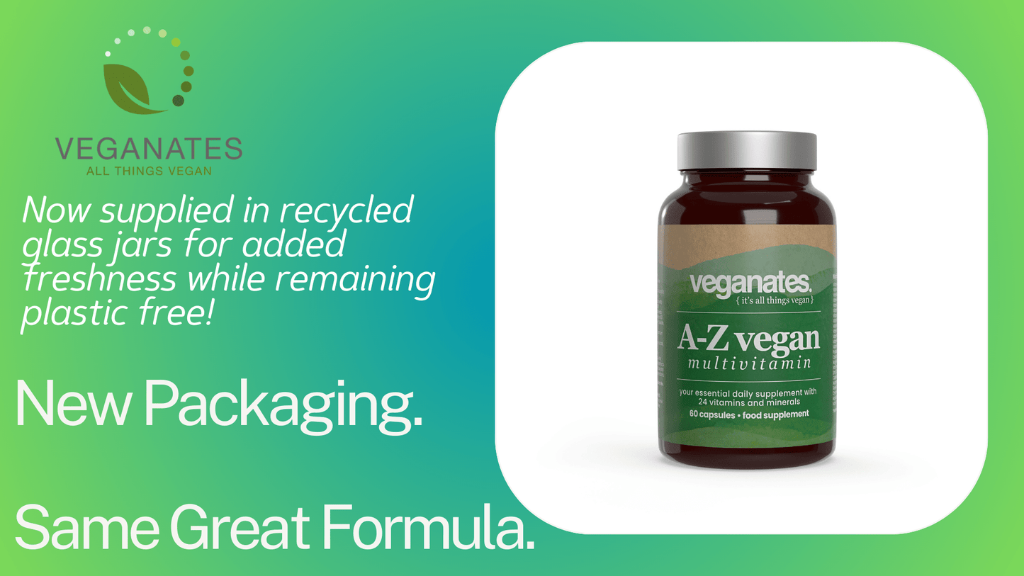Ethical UK Vegan Multivitamin Supplement NOW IN Recycled Glass Jars