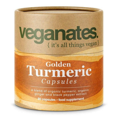 Organic Vegan Turmeric Curcumin & Ginger Supplement with Black Pepper in Plastic Free Biodegradable Tub - ScentiMelti  Organic Vegan Turmeric Curcumin & Ginger Supplement with Black Pepper in