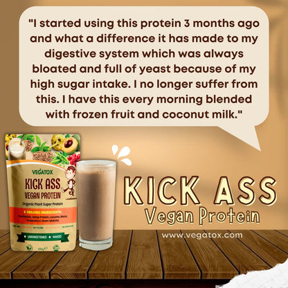 Kick Ass Vegan Protein - ScentiMelti Home Fragrance, Beauty & Gifts UK