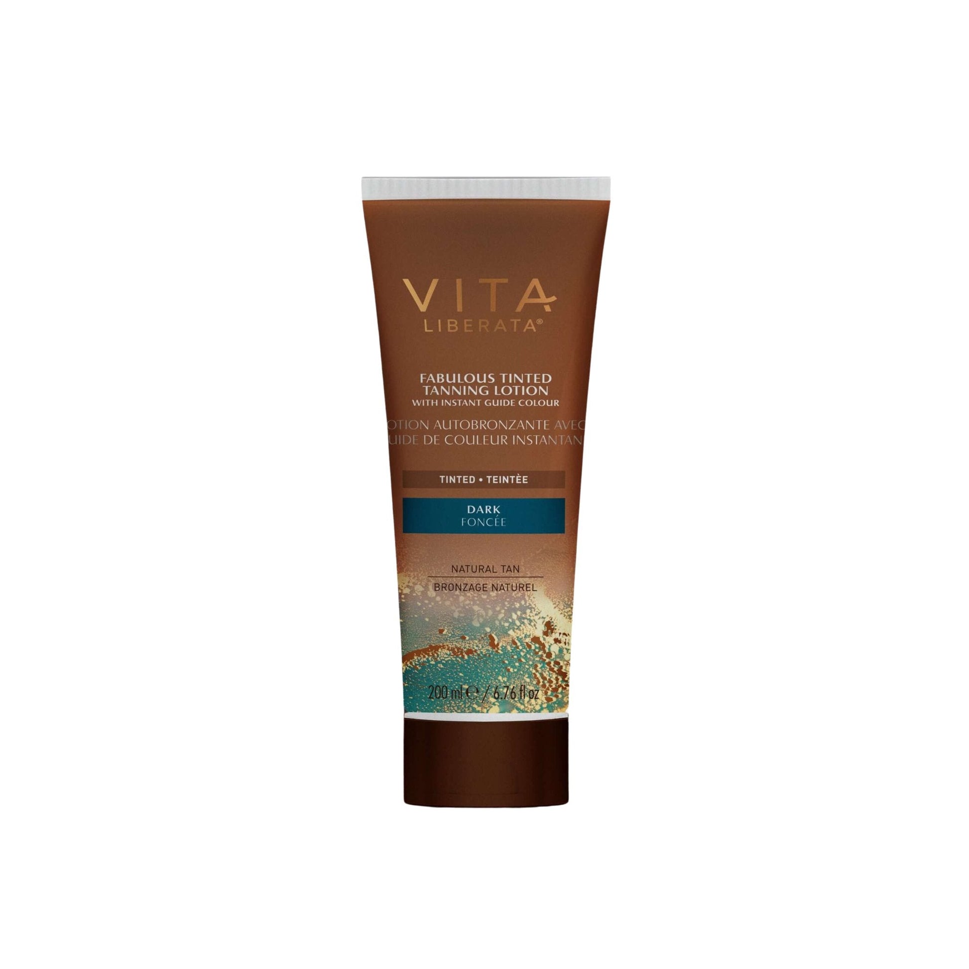 Vita Liberata Fabulous Tinted Tanning Lotion Dark (200ml) - ScentiMelti Home Fragrance, Beauty & Gifts UK