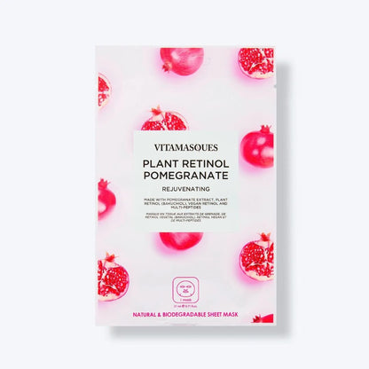 VITAMASQUES Retinol Pomegranate Face Sheet Mask Luna Rossi ScentiMelti Wax Melts