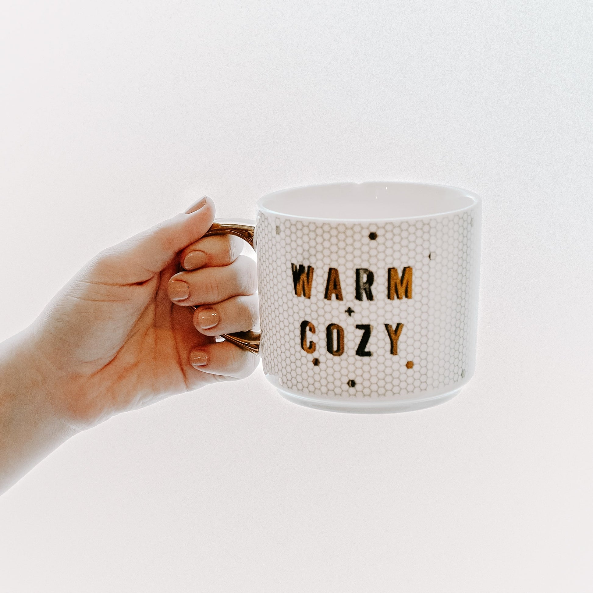 Warm + Cozy Tile Coffee Mug Luna Rossi ScentiMelti Wax Melts